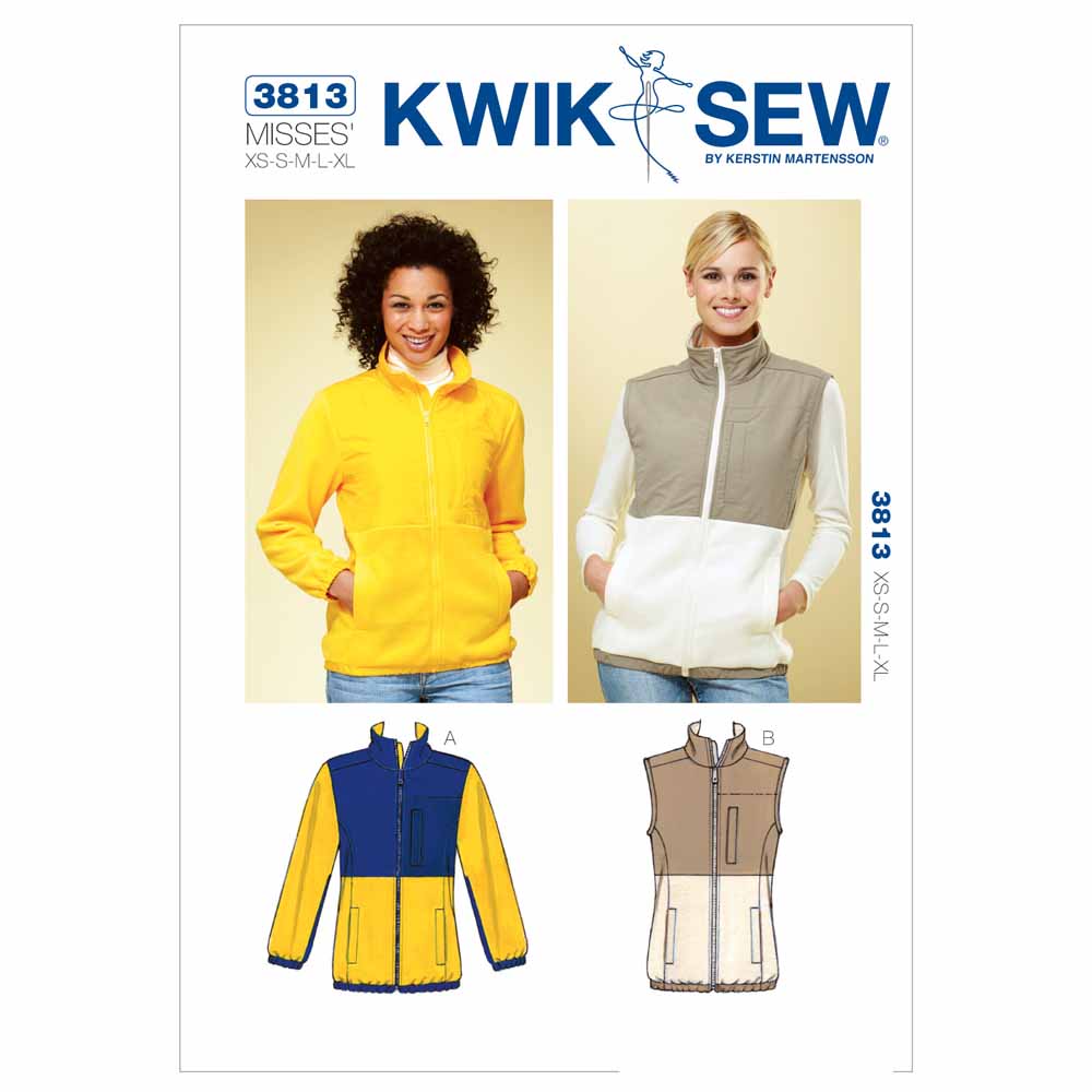 KWIK SEW | Jacket & Vest Pattern K3813