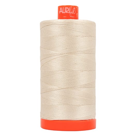 Aurifil 50 wt Cotton Thread | Light Beige (2310) |  Large Spool 1,422 Yards