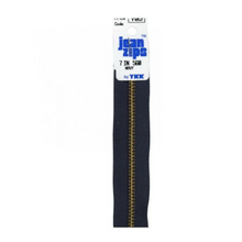 Load image into Gallery viewer, YKK 7&quot; Jeans Zipper | Navy

