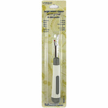 Load image into Gallery viewer, Seam Ripper Large - Ergonomic Grip - Grey and Cream - Unique Sewing
