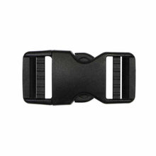 Load image into Gallery viewer, 25mm (1″) Double Adjust Parachute Buckle - Plastic - Black

