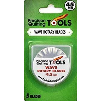 45 mm Wave Rotary Blade | 5 piece | Precision Quilting Tools