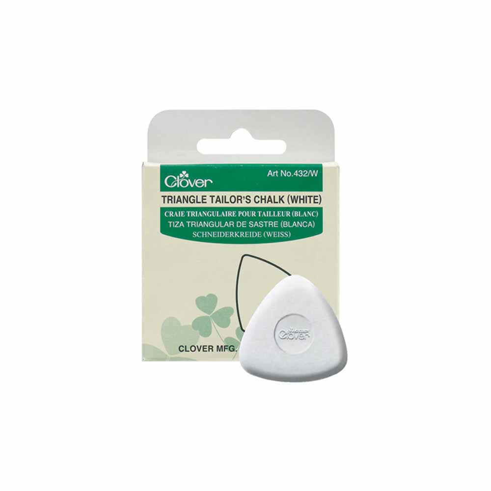 Clover 432/W - Triangle Tailor's Chalk - White