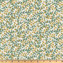 Load image into Gallery viewer, Rifle Paper Co. | Bramble | Daphne in Gold Metallic | Quilting Cotton
