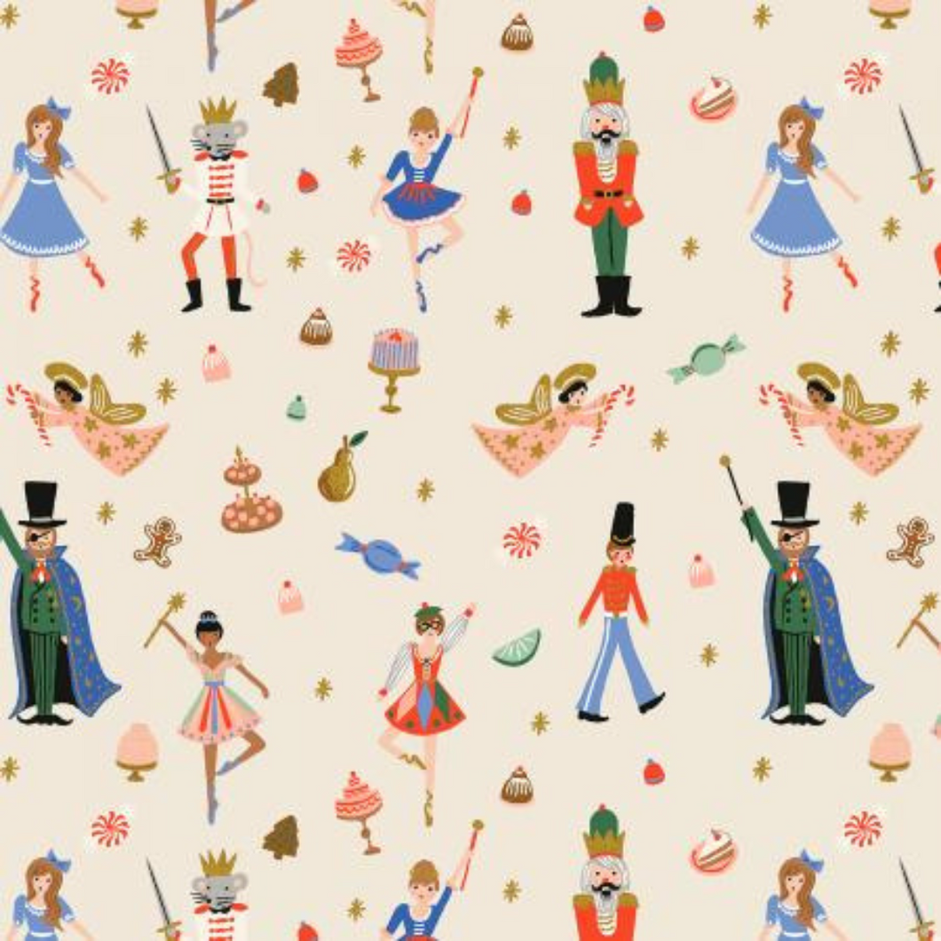 Rifle Paper Co. | Land of Sweets Metallic Cotton Fabric