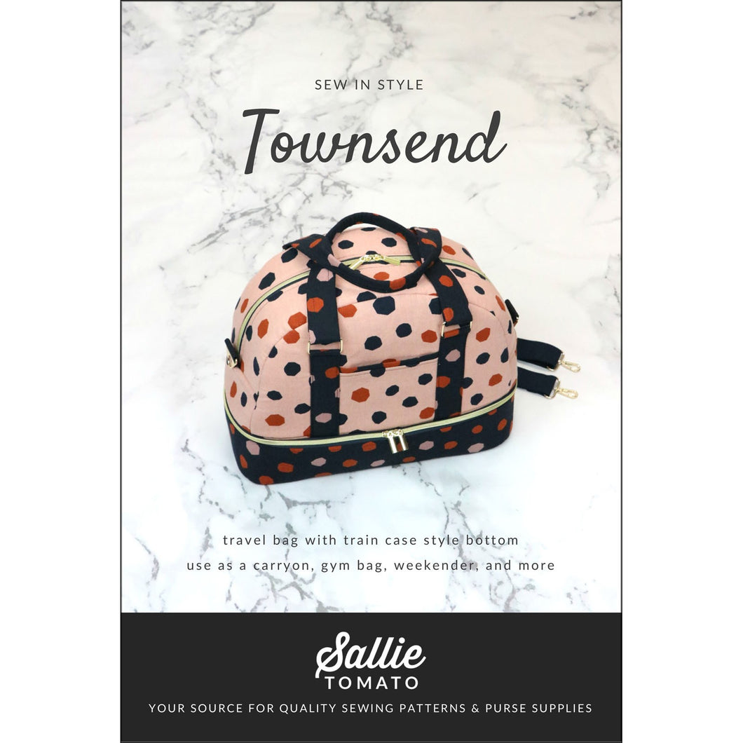 Townsend Travel Bag Pattern | Sallie Tomato