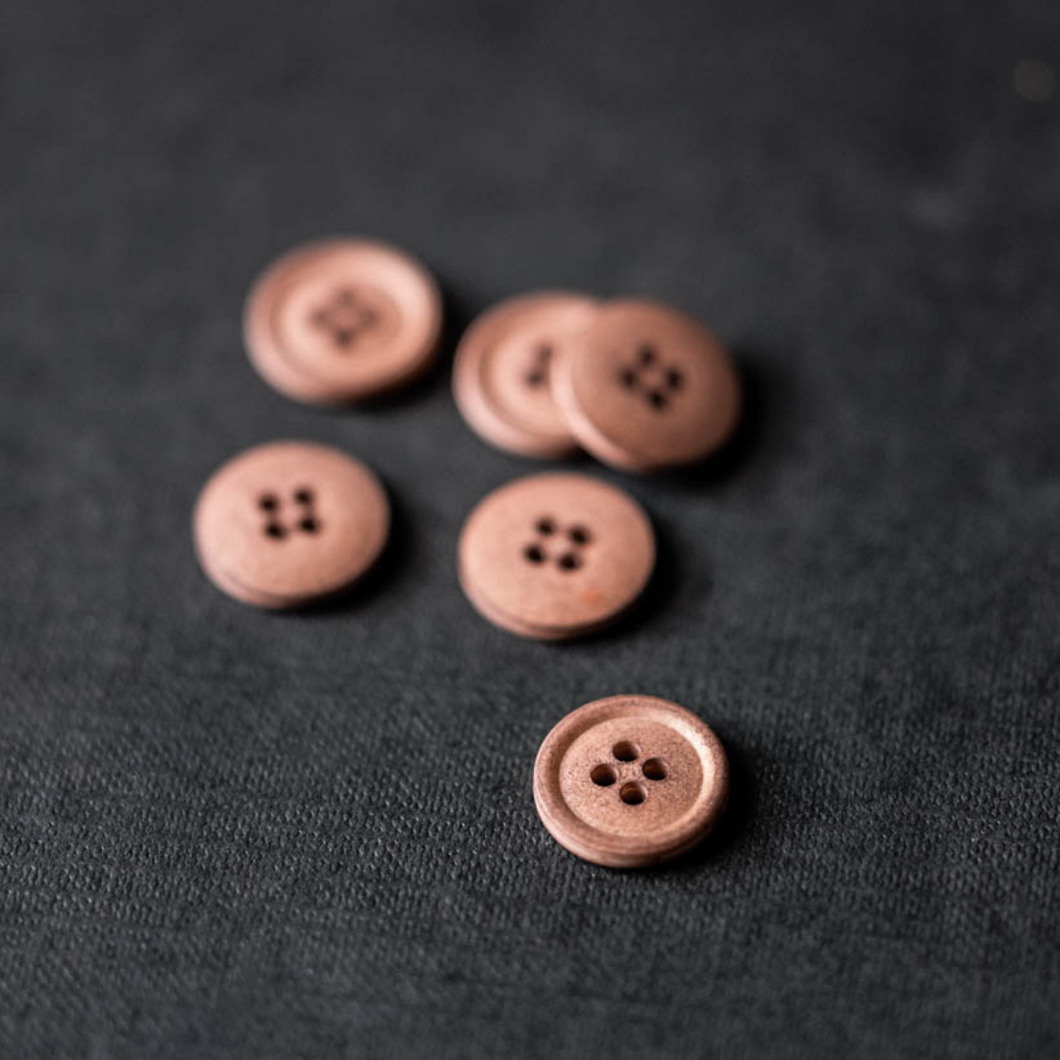 Merchant & Mills | 15 mm Cotton Button | Nutmeg