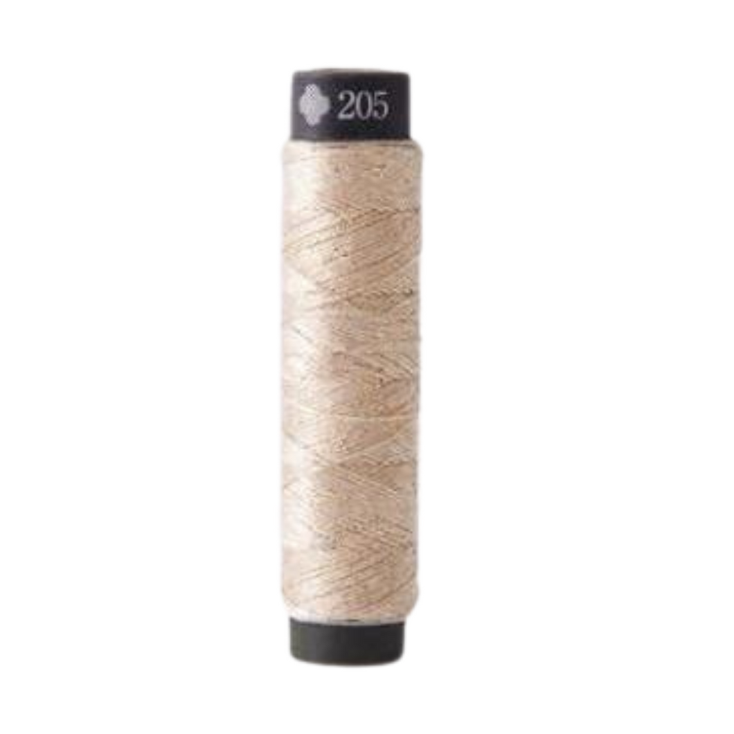 Nishikiito | Metallic Embroidery Thread (Champagne 205) | 21.9 yds