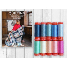 Load image into Gallery viewer, Aurifil 50 wt Cotton Thread | Quilting with Liberty Fabrics by Jennie Smith |  10 Spools x 220 Yards
