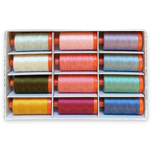 Load image into Gallery viewer, Aurifil 50 wt Cotton Thread | The English Garden, Liberty of London Collection
