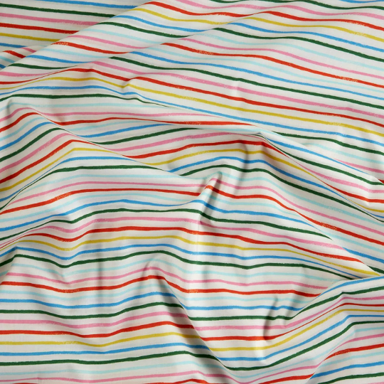 Rifle Paper Co Amalfi - Happy Stripes Cotton Lawn