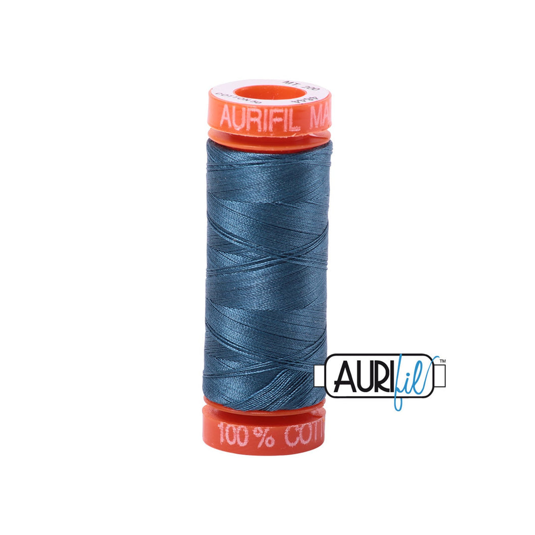 Aurifil 50 wt Cotton Thread | Smoke Blue (4644) | Small Spool 220 Yards
