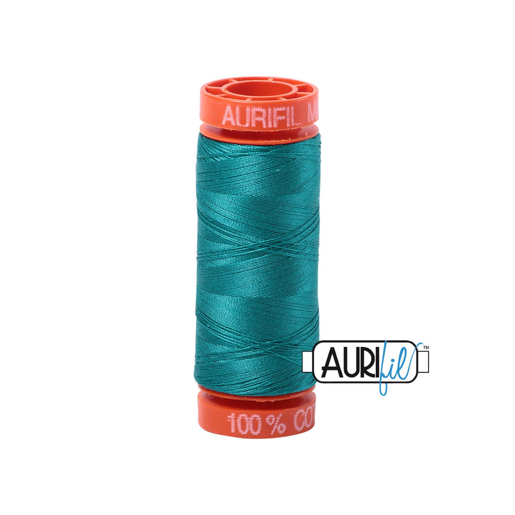 Aurifil 50 wt Cotton Thread | Jade (4093) | Small Spool 220 Yards
