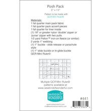 Load image into Gallery viewer, Posh Pack Pattern + Curved Ruler | Sew Kind of Wonderful
